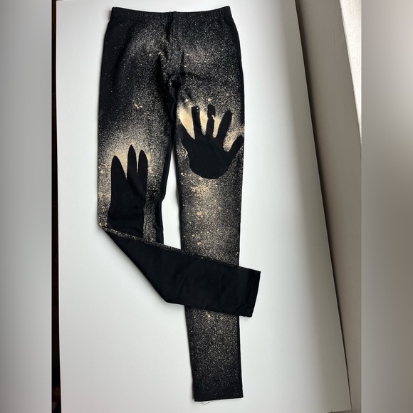 NWOT - Black Patterned Leggings - Picture 1 of 7